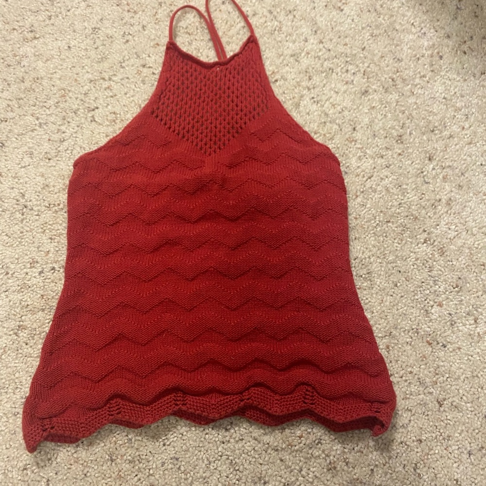 Crochet halter top